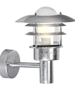 Nordlux Lonstrup 22 Wall Light Galvanised Steel (JP227)