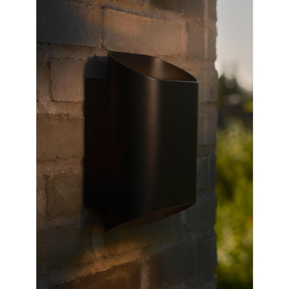 Nordlux Nico 22 Round Maxi Wall Light Black (JP236)