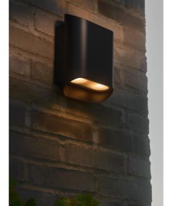 Nordlux Nico 22 Round Maxi Wall Light Black (JP236)
