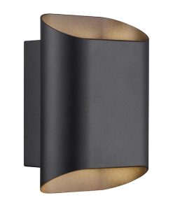 Nordlux Nico 22 Round Maxi Wall Light Black (JP236)