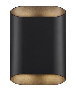 Nordlux Nico 22 Round Maxi Wall Light Black (JP236)