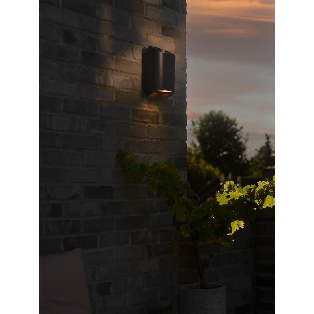 Nordlux Nico 22 Round Maxi Wall Light Black (JP236)
