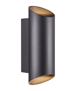 Nordlux Nico Round 22 Wall Light Black (JP237)