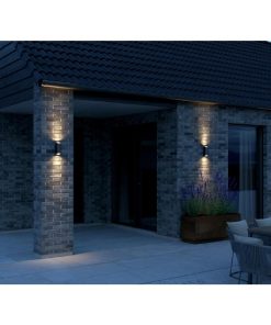 Nordlux Nico Round 22 Wall Light Black (JP237)