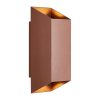 Nordlux Nico Square 22 Wall Light Rusty (JP240)