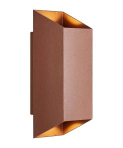 Nordlux Nico Square 22 Wall Light Rusty (JP240)