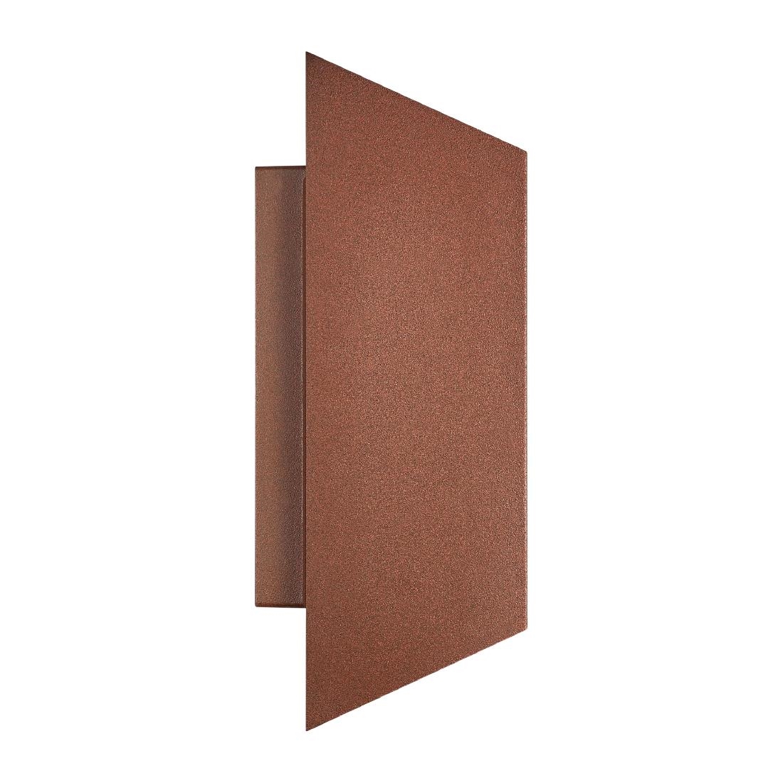 Nordlux Nico Square 22 Wall Light Rusty (JP240)