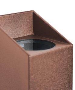 Nordlux Nico Square 22 Wall Light Rusty (JP240)