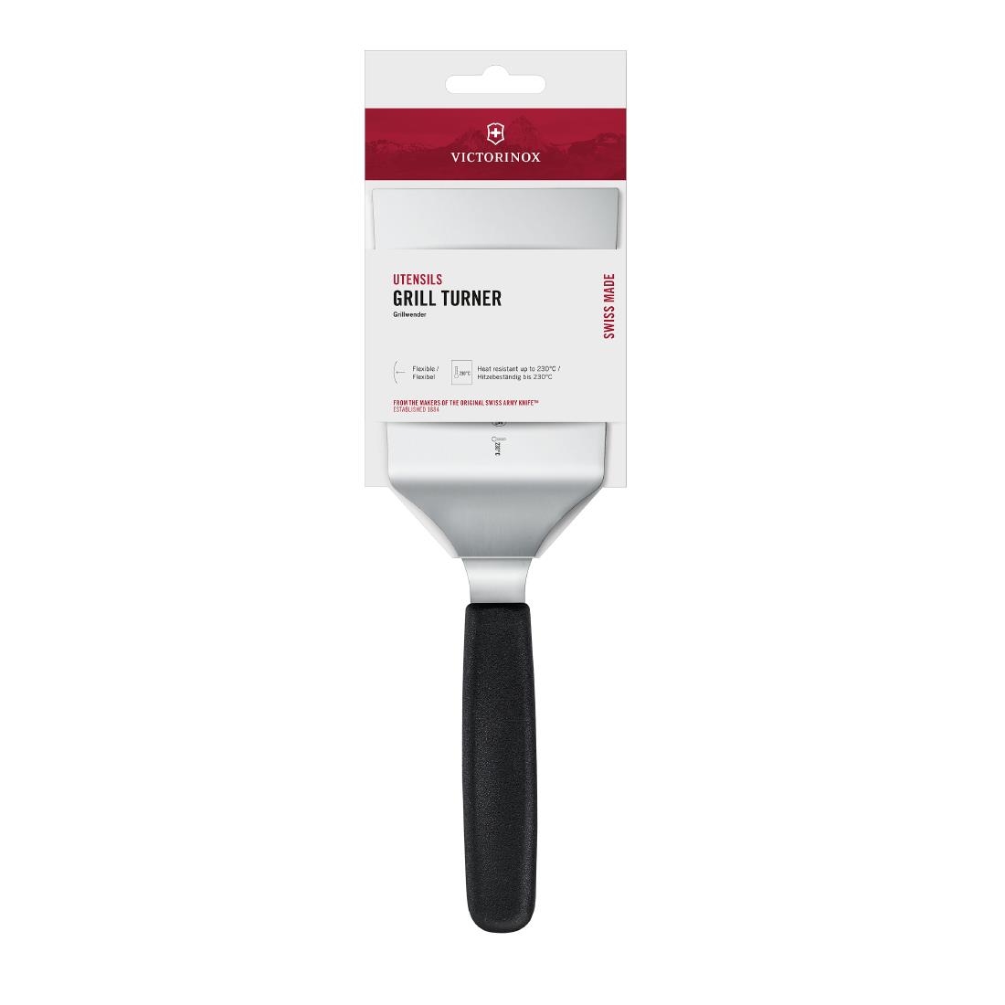 Victorinox Square End Grill Turner Black 12cm (JP283)