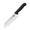 Victorinox Fibrox Fluted Santoku Knife Black 17cm (JP295)