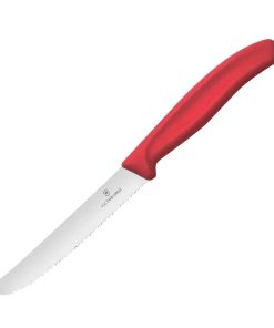 Victorinox Swiss Classic Tomato and Table Knife Red 11cm 2 Pack (JP298)