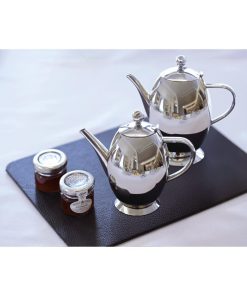 Elia Classic Stainless Steel Coffee Pot with Hinged Lid 800ml (JP340)