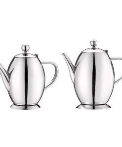 Elia Classic Stainless Steel Coffee Pot with Hinged Lid 800ml (JP340)