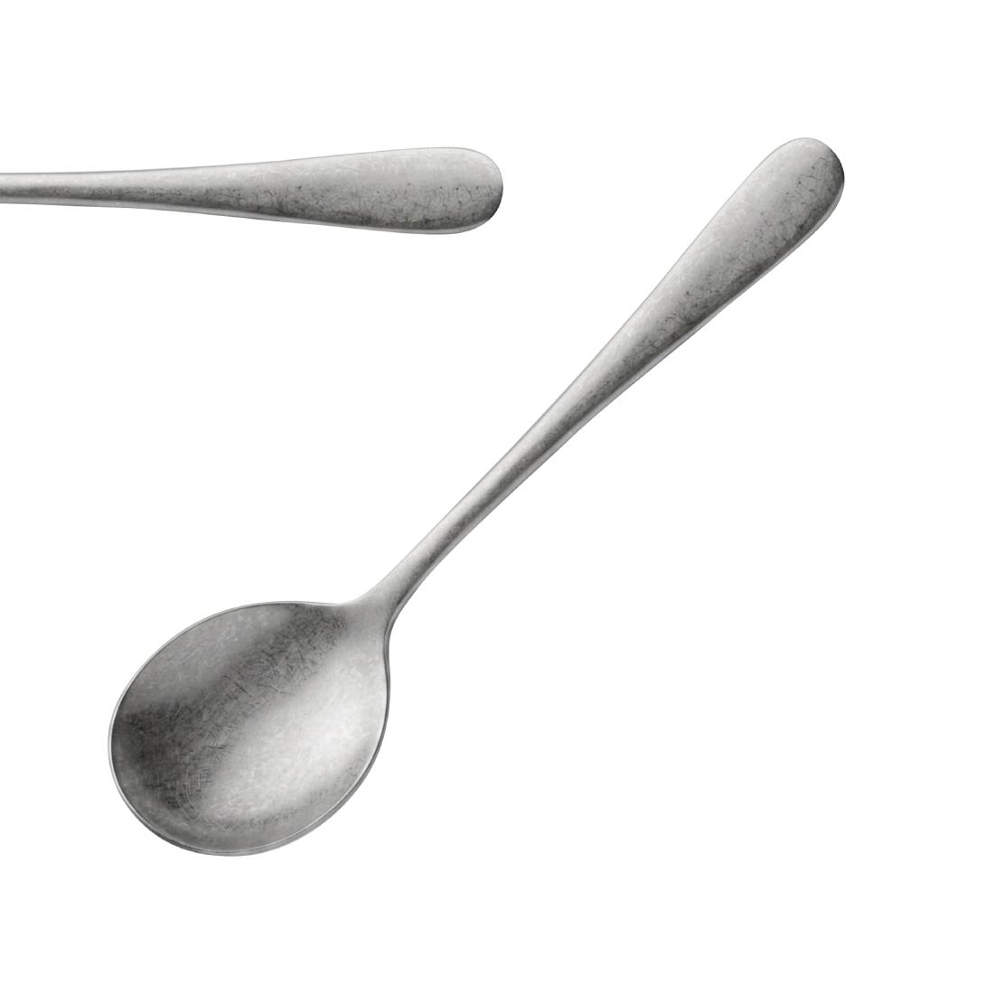 Amefa Austin Soup Spoons Stonewash 12 Pack (JP421)