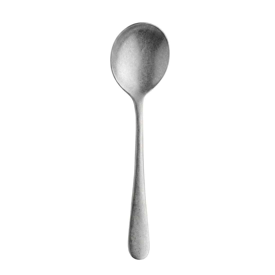 Amefa Austin Soup Spoons Stonewash 12 Pack (JP421)