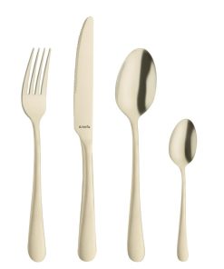 Amefa Austin Cake Forks Champagne PVD 12 Pack (JP438)