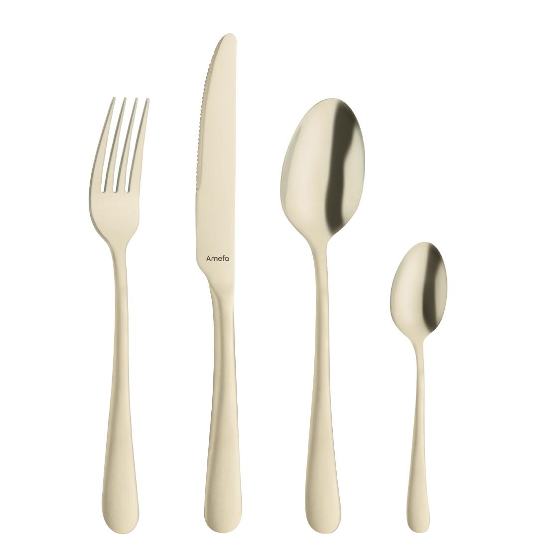 Amefa Austin Espresso Spoons Champagne PVD 12 Pack (JP439)