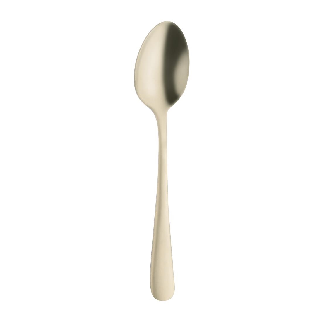 Amefa Austin Espresso Spoons Champagne PVD 12 Pack (JP439)