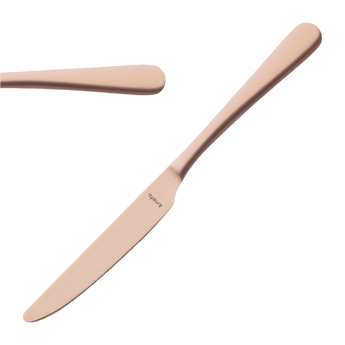 Amefa Austin Dessert Knives Copper PVD 12 Pack (JP441)