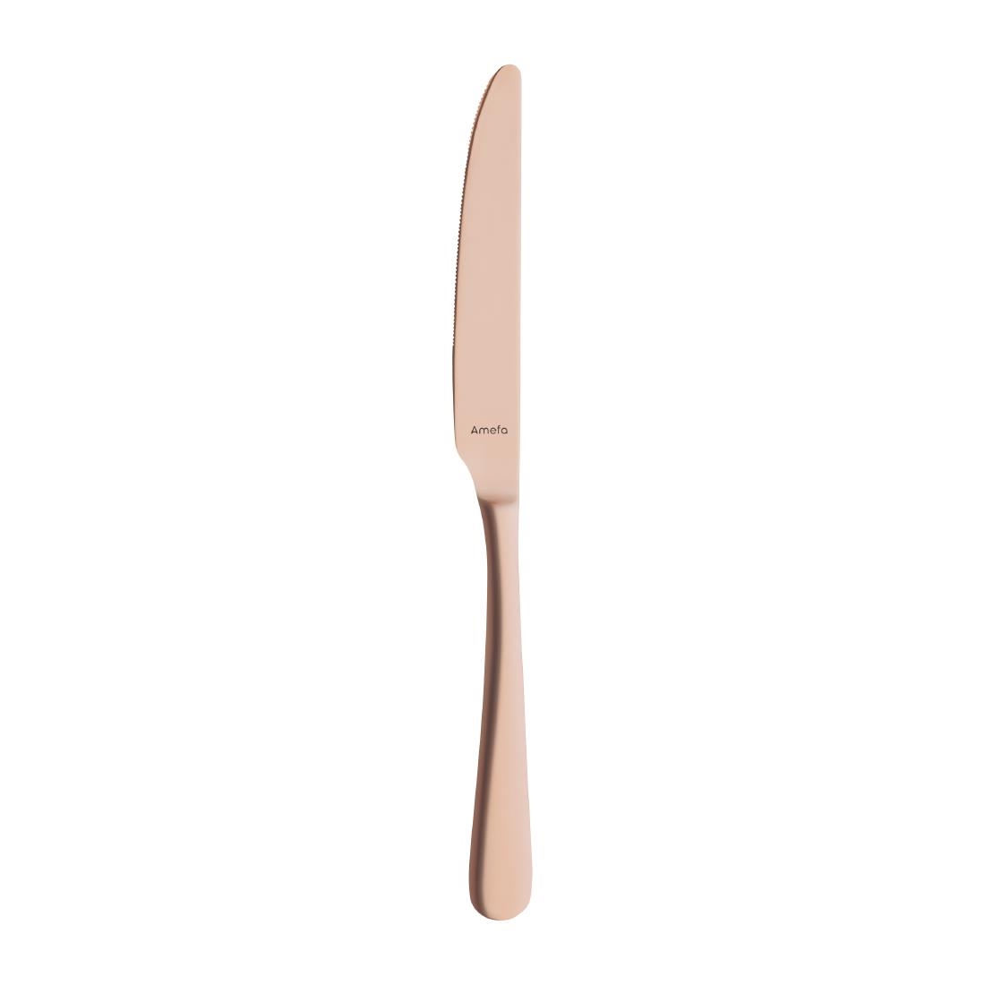 Amefa Austin Dessert Knives Copper PVD 12 Pack (JP441)