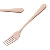 Amefa Austin Dessert Forks Copper PVD 12 Pack (JP442)