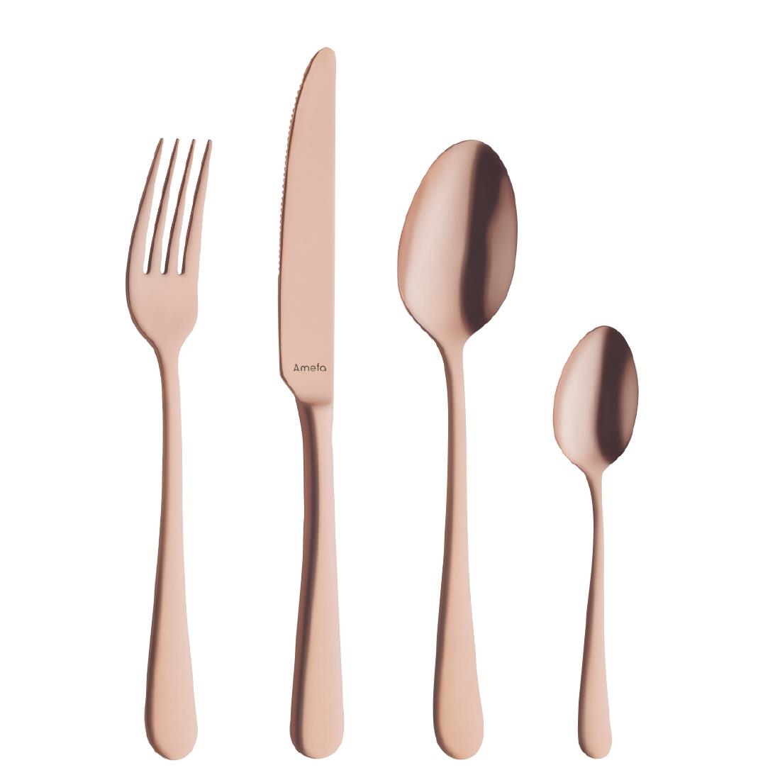 Amefa Austin Dessert Forks Copper PVD 12 Pack (JP442)