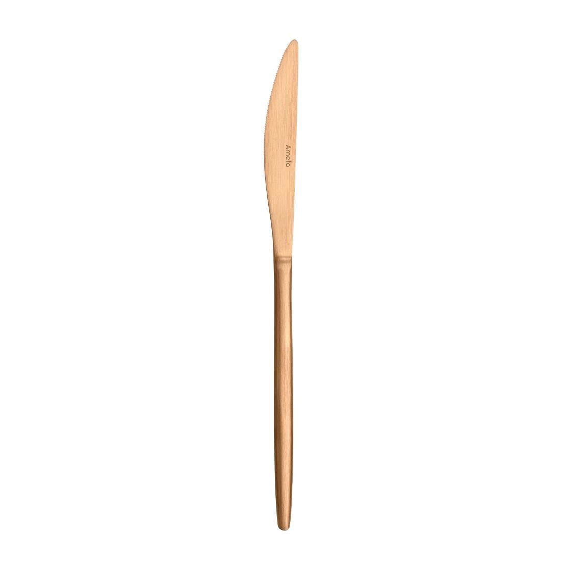 Amefa Soprano Copper Table Knives 12 Pack (JP454)