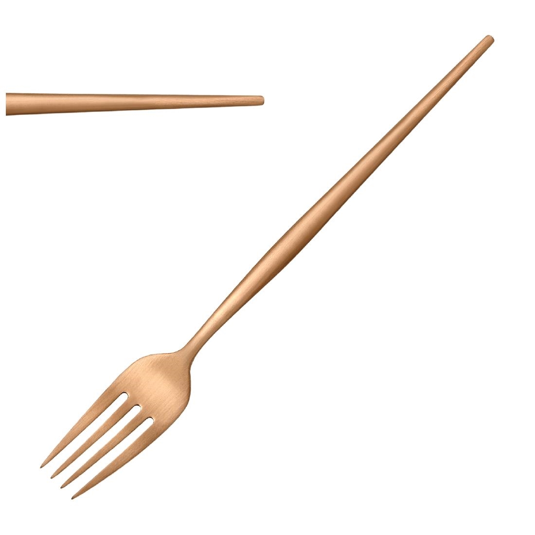 Amefa Soprano Copper Table Forks 12 Pack (JP455)
