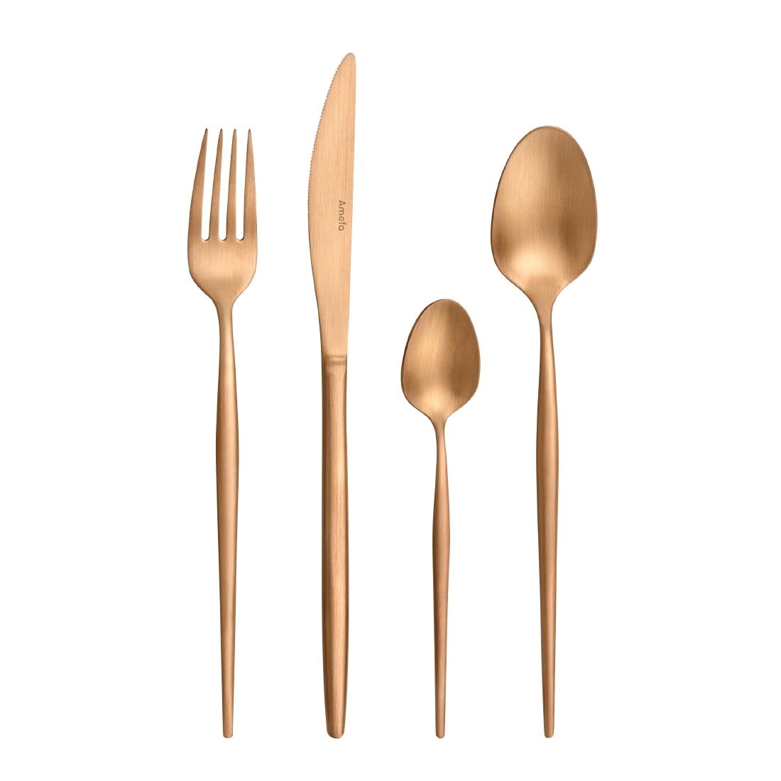 Amefa Soprano Copper Dessert Knives 12 Pack (JP457)