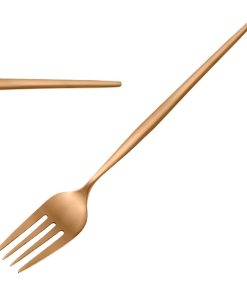 Amefa Soprano Copper Cake Forks 12 Pack (JP460)