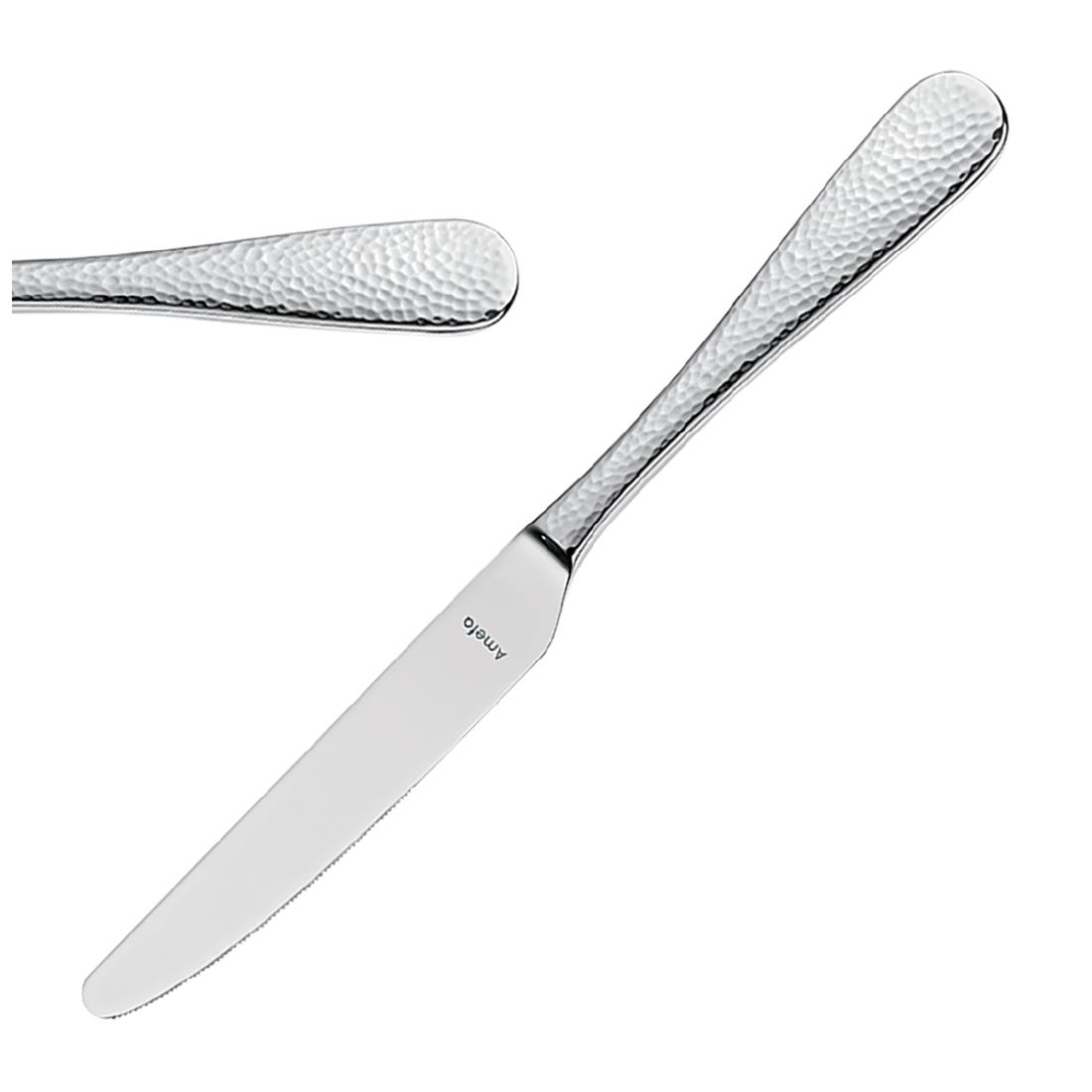 Amefa Sierra Hammered Table Knives 12 Pack (JP483)