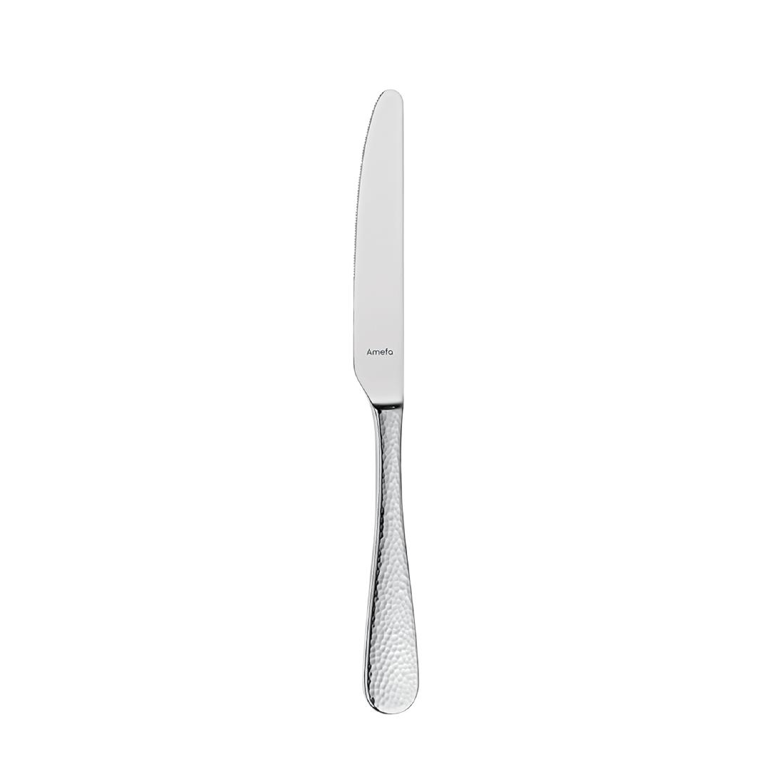 Amefa Sierra Hammered Table Knives 12 Pack (JP483)