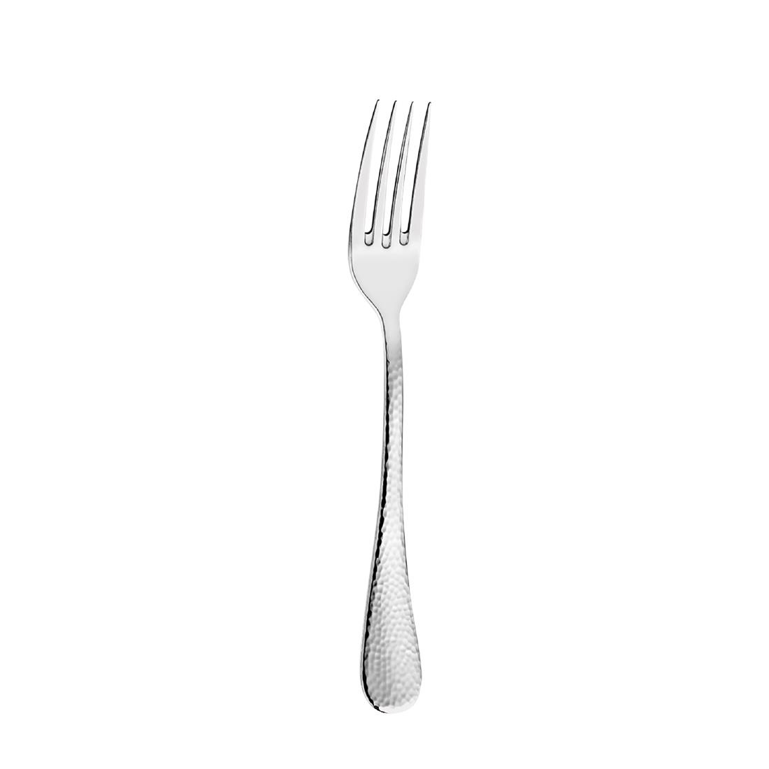 Amefa Sierra Hammered Table Forks 12 Pack (JP484)