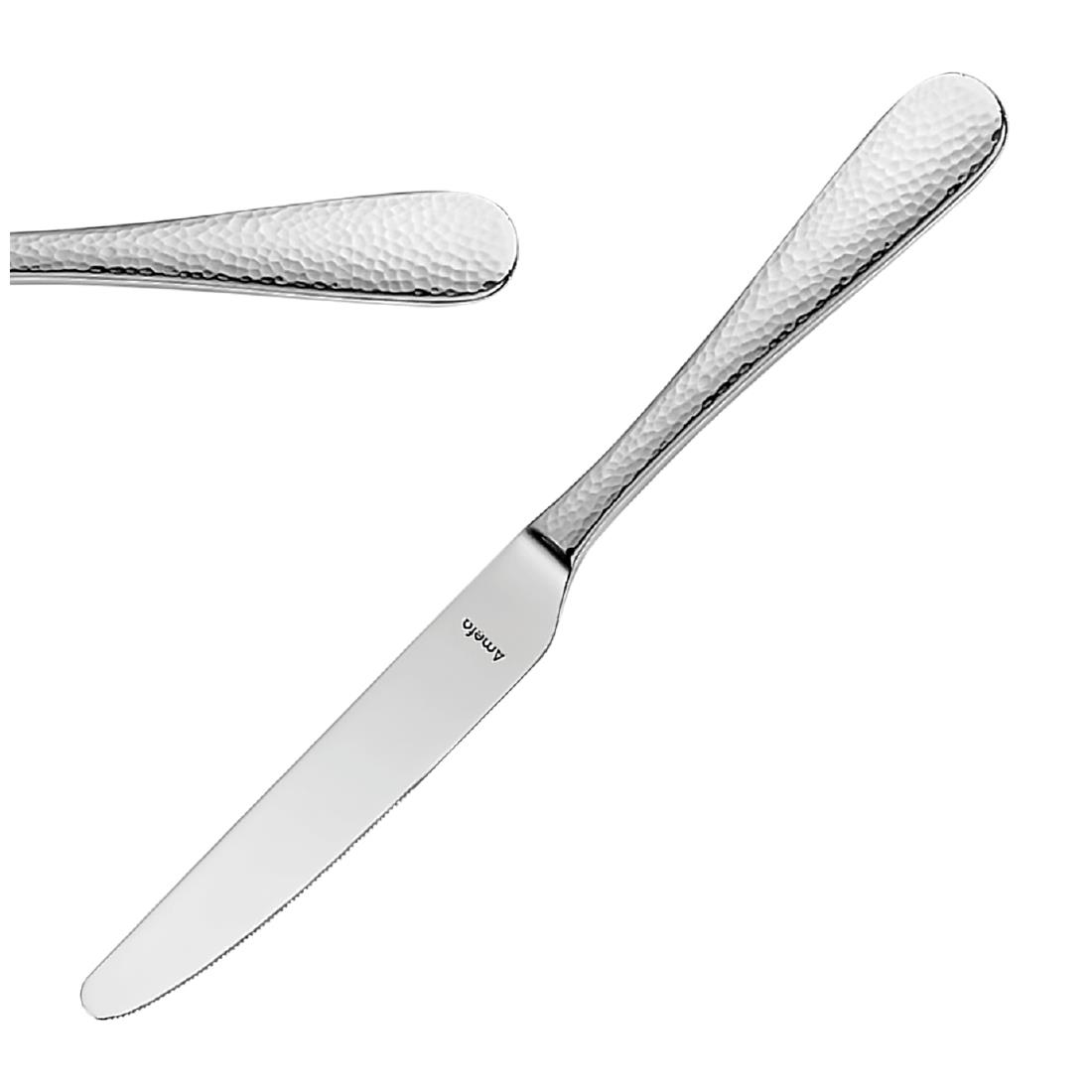 Amefa Sierra Hammered Dessert Knives 12 Pack (JP485)