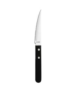 Amefa 2 Rivet Steak Knives Black 12 Pack (JP494)