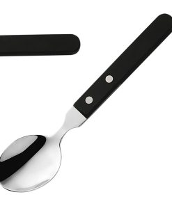 Amefa 2 Rivet Spoons Black 12 Pack (JP496)
