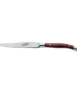 Amefa Virgule Steak Knives Brown 12 Pack (JP497)