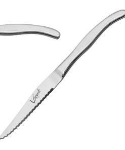 Amefa Virgule Steak Knives Mirror 12 Pack (JP498)