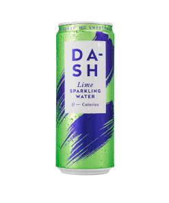 DASH Lime Sparkling Water 330ml 12 Pack (KA776)