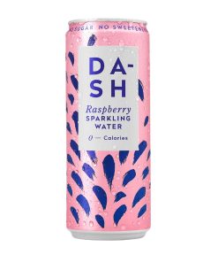 DASH Raspberry Sparkling Water 330ml 12 Pack (KA777)