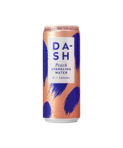 DASH Peach Sparkling Water 330ml 12 Pack (KA779)