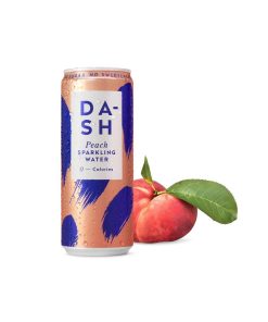 DASH Peach Sparkling Water 330ml 12 Pack (KA779)