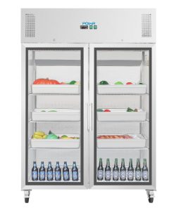 Polar G-Series Upright Double Door Gastro Display Fridge 1200Ltr (PG051)