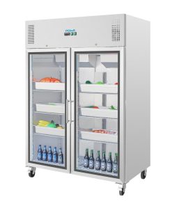 Polar G-Series Upright Double Door Gastro Display Fridge 1200Ltr (PG051)