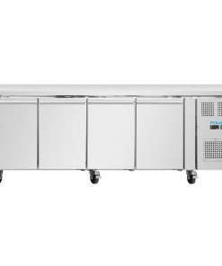 Polar U-Series Four Door Counter Fridge with Upstand 553Ltr (UA095)