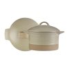Churchill Art de Cuisine Igneous Cocottes and Lids Natural 350ml 6 Pack (FF414)