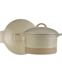 Churchill Art de Cuisine Igneous Cocottes and Lids Natural 350ml 6 Pack (FF414)
