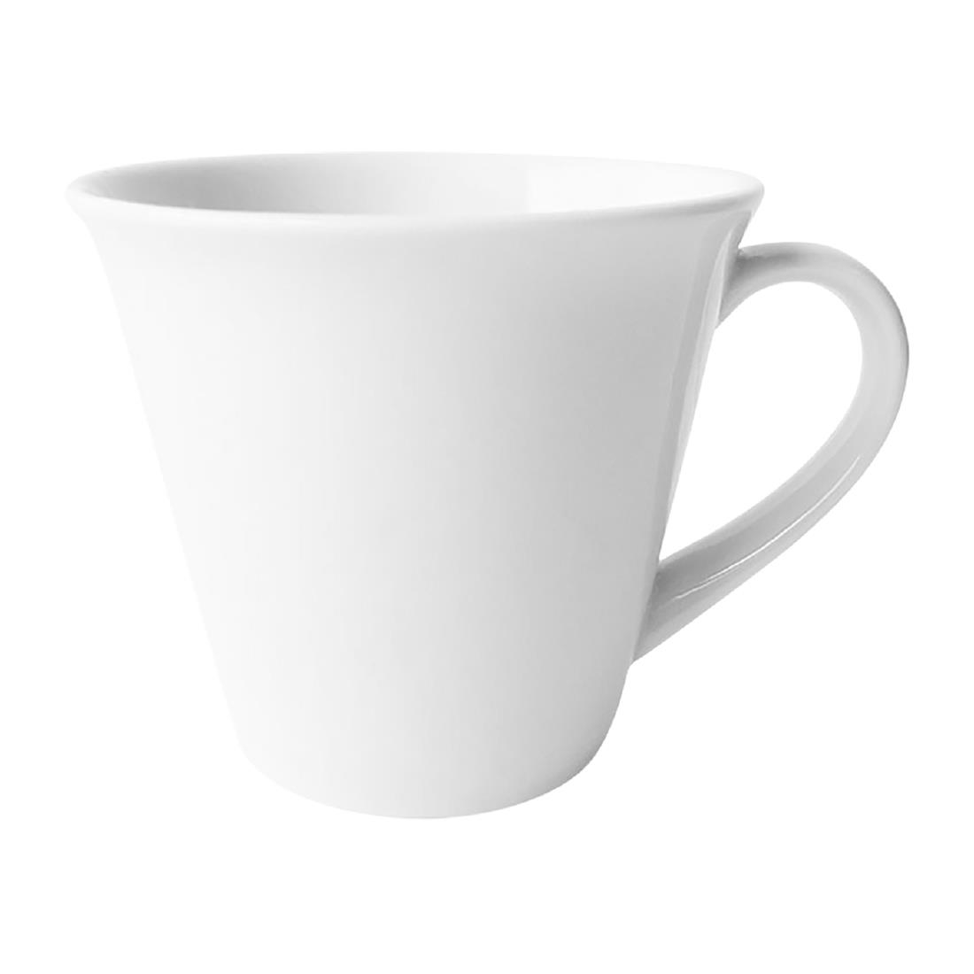 Churchill Art de Cuisine Menu Porcelain Flared Tea Cups 355ml 6 Pack (FF443)