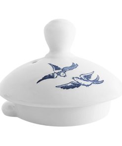 Churchill Vintage Prints Lids for 90mm Sugar Bowls Blue Willow 6 Pack (FF709)