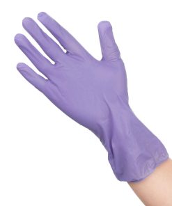 Hygiplas Vinyl Purple Powder Free Glove S 100 Pack (FJ749-S)